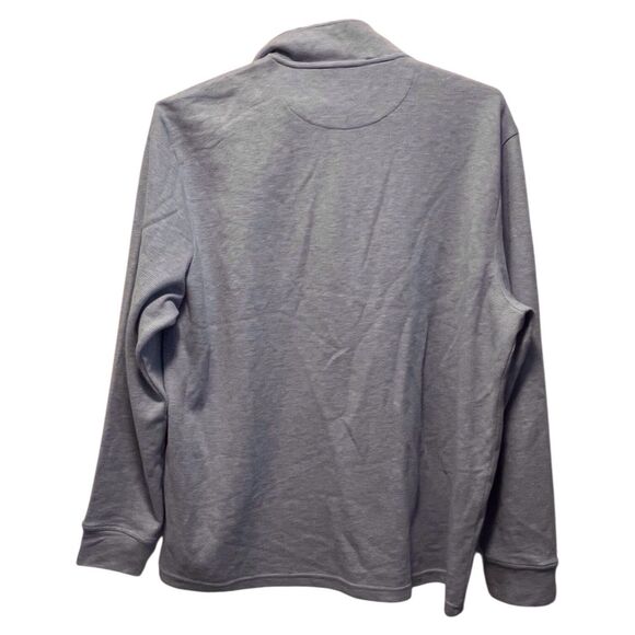 Vineyard Vines Mens Size XLARGE 1/4 Zip Pullover Sweater Cotton Blend Light Blue - Picture 3 of 10